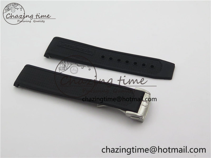 Speedmaster Racing Master SS HRF 1:1 Best Edition White Dial on SS Bracelet A7750
