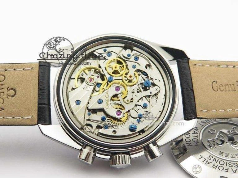 Speedmaster SS 2013 Pro Racing On Black Leather Strap Manual Winding Chrono Movement