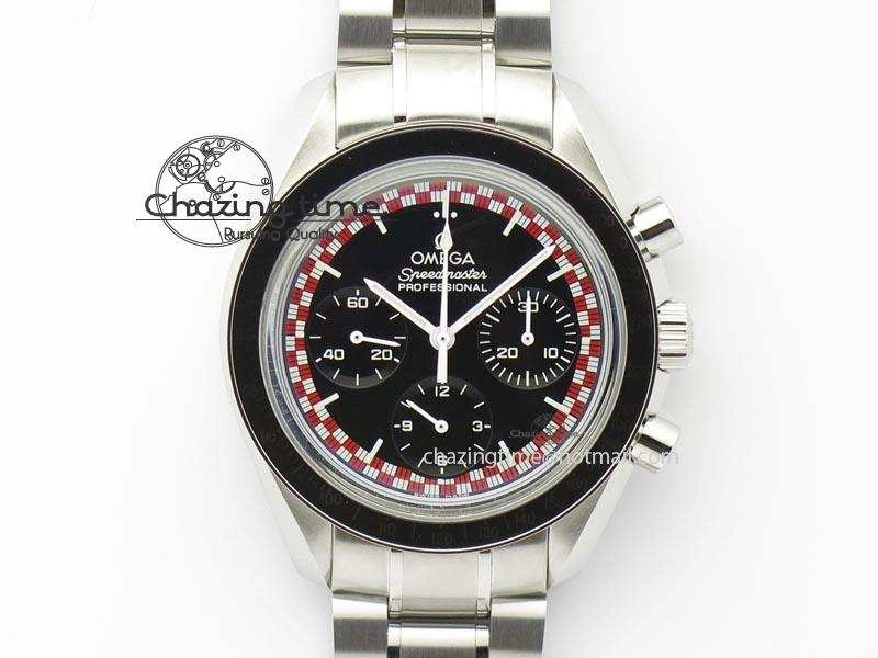 Speedmaster SS 2013 Pro Racing On SS Bracelet Manual Winding Chrono Movement