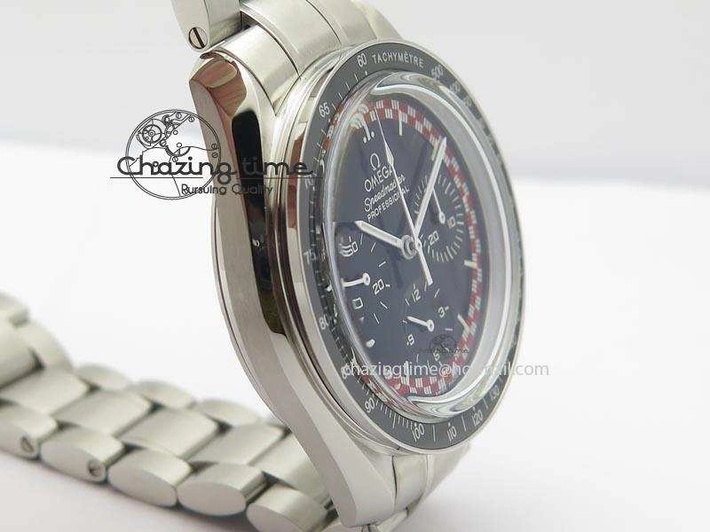 Speedmaster SS 2013 Pro Racing On SS Bracelet Manual Winding Chrono Movement