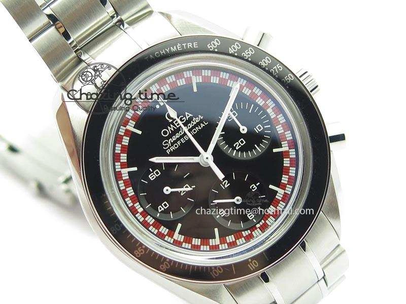 Speedmaster SS 2013 Pro Racing On SS Bracelet Manual Winding Chrono Movement
