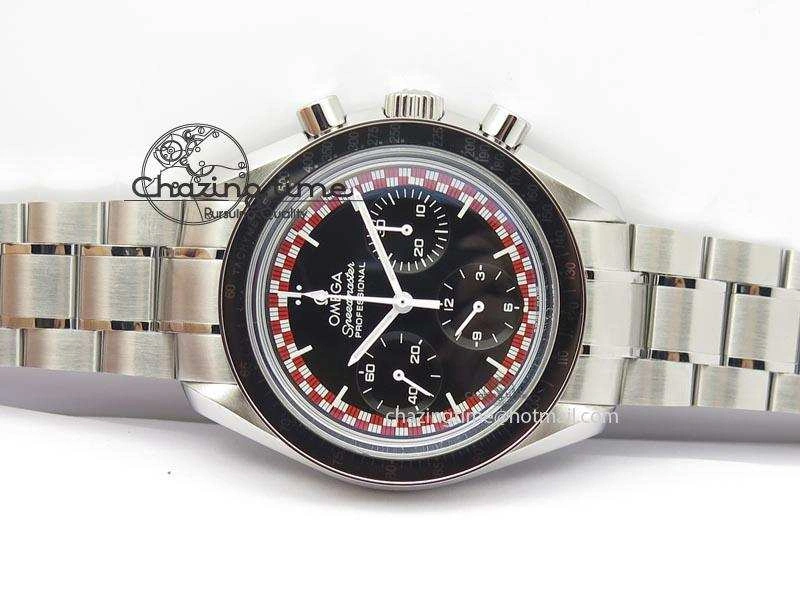 Speedmaster SS 2013 Pro Racing On SS Bracelet Manual Winding Chrono Movement