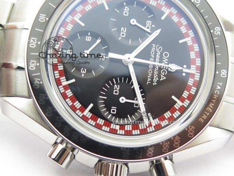 Speedmaster SS 2013 Pro Racing On SS Bracelet Manual Winding Chrono Movement