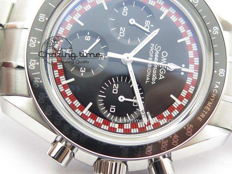 Speedmaster SS 2013 Pro Racing On SS Bracelet Manual Winding Chrono Movement