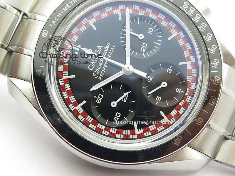 Speedmaster SS 2013 Pro Racing On SS Bracelet Manual Winding Chrono Movement