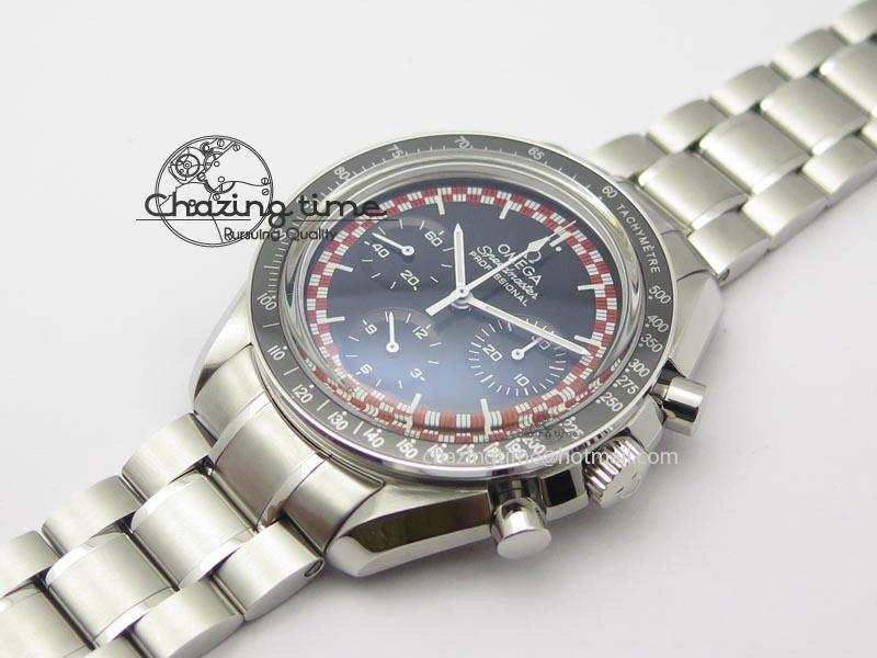 Speedmaster SS 2013 Pro Racing On SS Bracelet Manual Winding Chrono Movement
