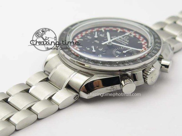 Speedmaster SS 2013 Pro Racing On SS Bracelet Manual Winding Chrono Movement