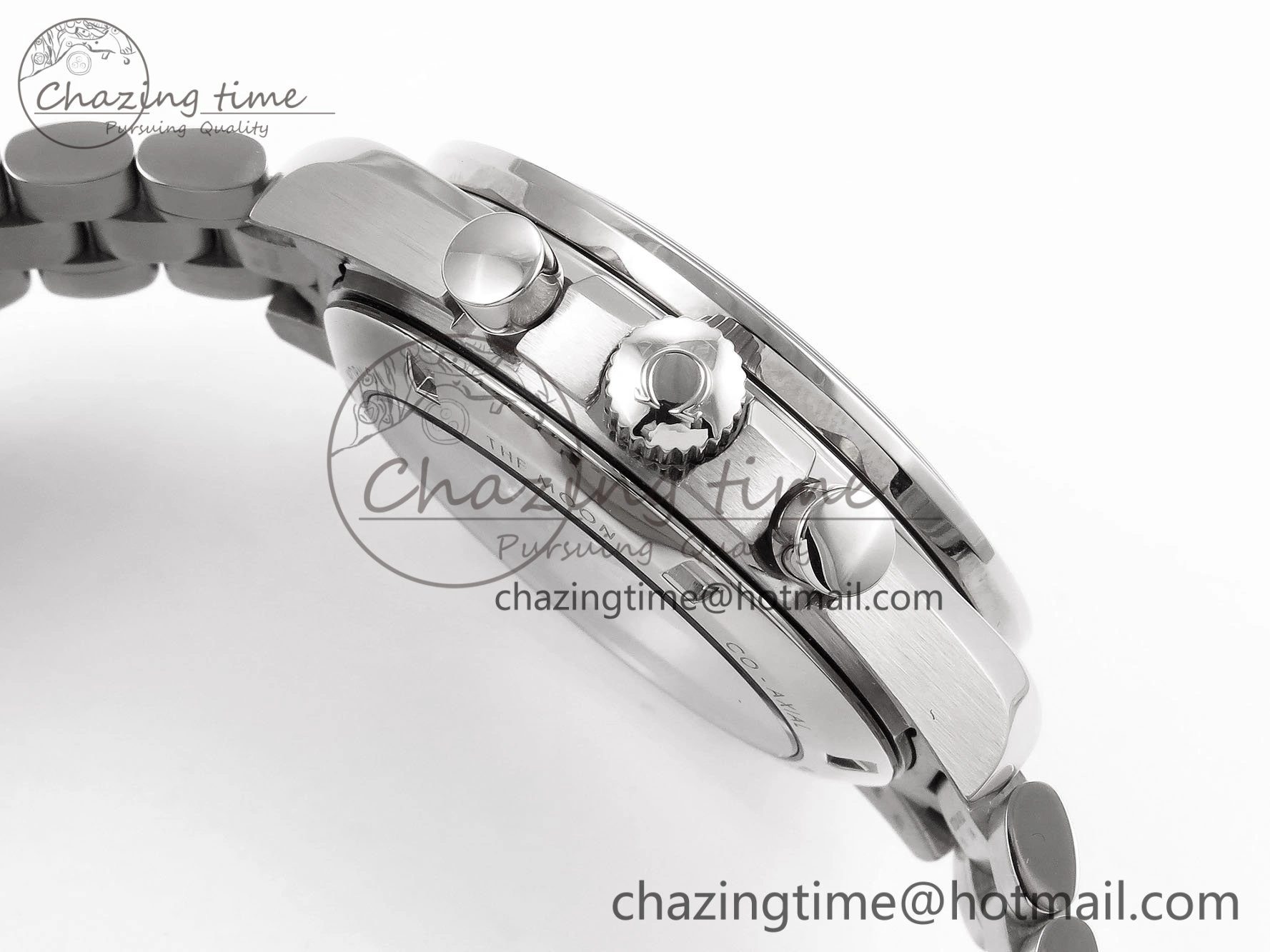 Speedmaster SS RMF Best Edition White Dial on SS Bracelet Lemania HW