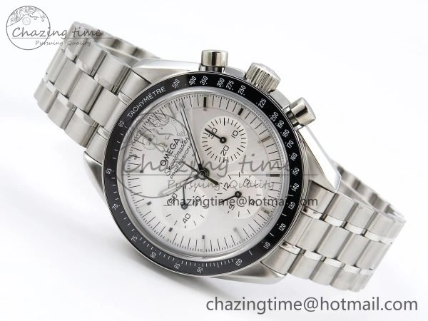 Speedmaster SS RMF Best Edition White Dial on SS Bracelet Lemania HW