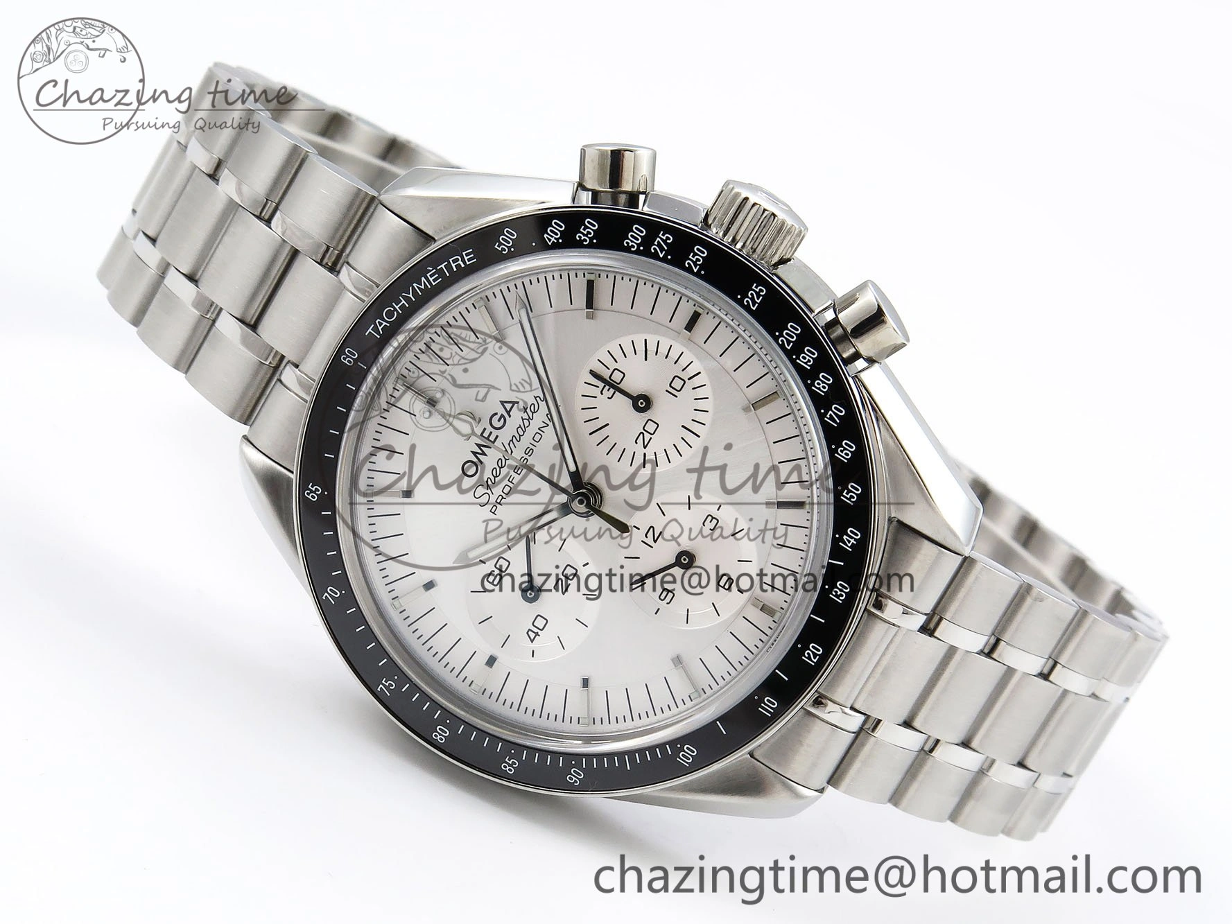 Speedmaster SS RMF Best Edition White Dial on SS Bracelet Lemania HW