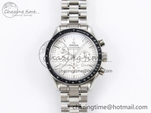 Speedmaster SS RMF Best Edition White Dial on SS Bracelet Lemania HW