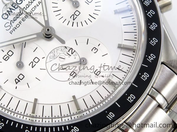 Speedmaster SS RMF Best Edition White Dial on SS Bracelet Lemania HW
