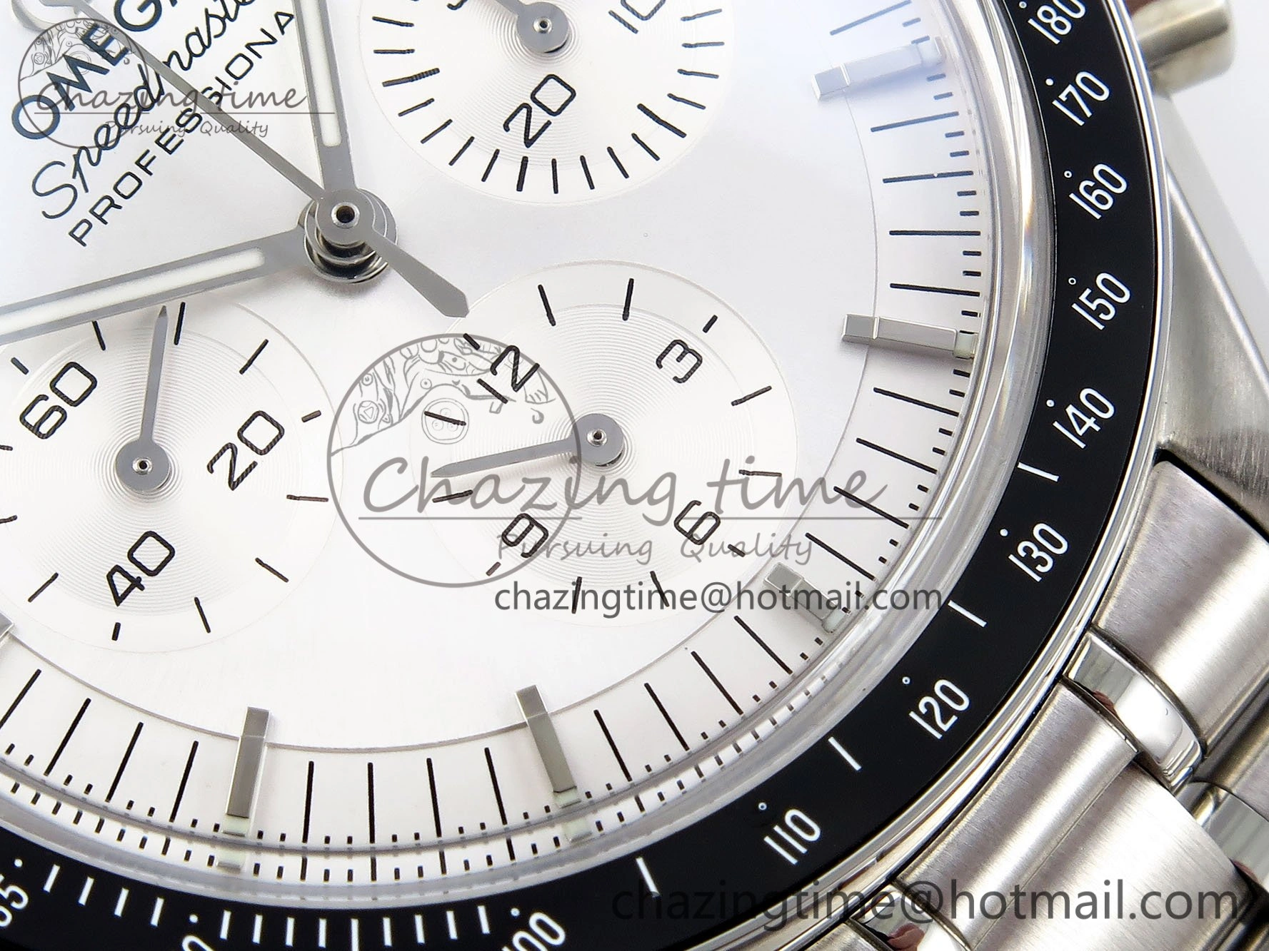 Speedmaster SS RMF Best Edition White Dial on SS Bracelet Lemania HW