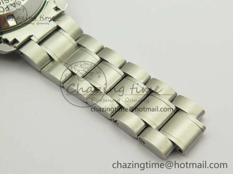 Speedmaster SS Sapphire Crystal Panda Blue White Dial on SS Bracelet Manual Winding Chrono Movement