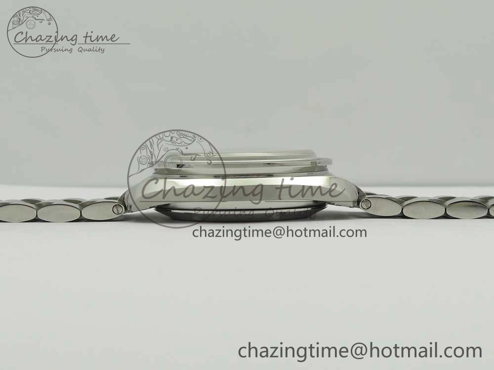 Speedmaster SS Sapphire Crystal Panda Blue White Dial on SS Bracelet Manual Winding Chrono Movement