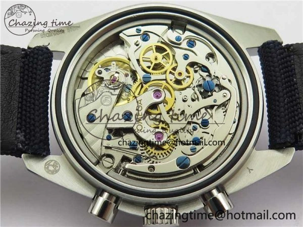 Speedmaster SS Snoopy Apollo OMF Best Edition White Dial on Nylon Strap Venus75