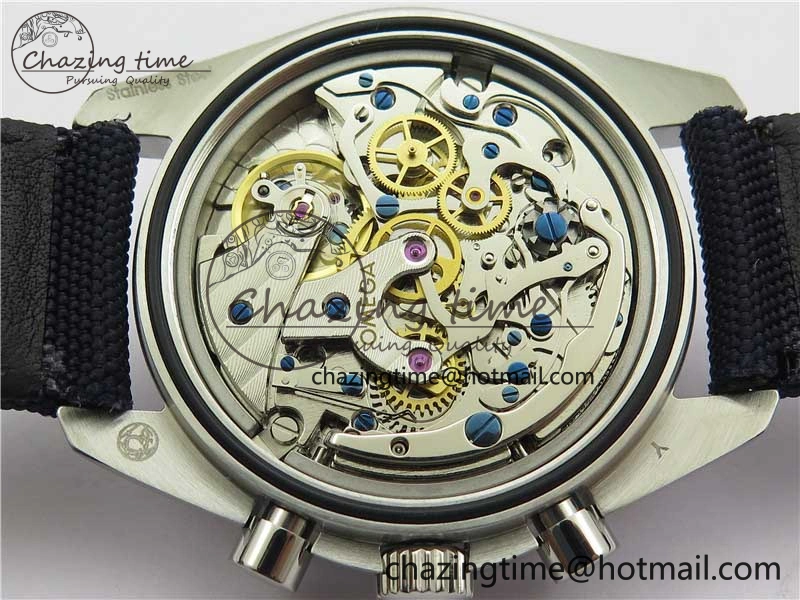 Speedmaster SS Snoopy Apollo OMF Best Edition White Dial on Nylon Strap Venus75