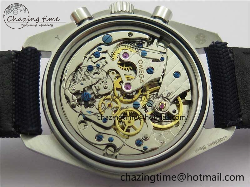 Speedmaster SS Snoopy Apollo OMF Best Edition White Dial on Nylon Strap Venus75