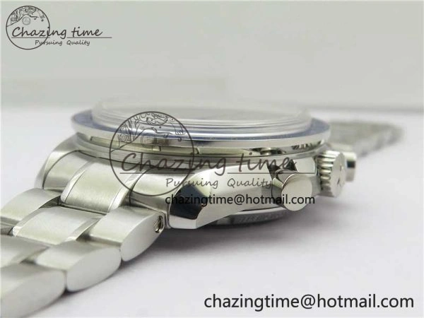 Speedmaster SS Snoopy Apollo OMF Best Edition White Dial on SS Bracelet Venus75