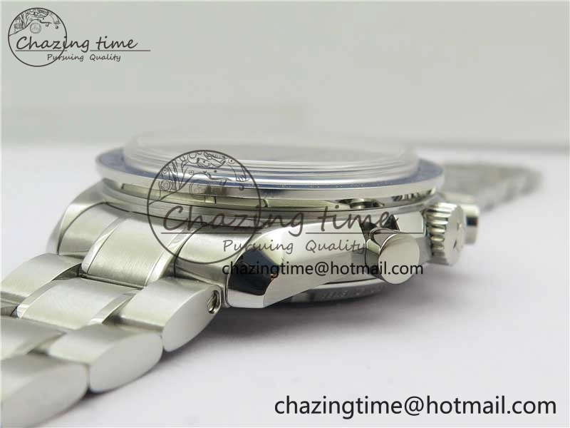 Speedmaster SS Snoopy Apollo OMF Best Edition White Dial on SS Bracelet Venus75