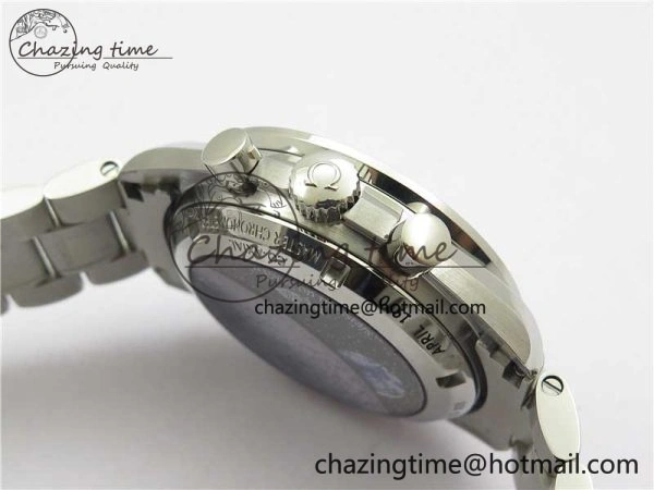Speedmaster SS Snoopy Apollo OMF Best Edition White Dial on SS Bracelet Venus75