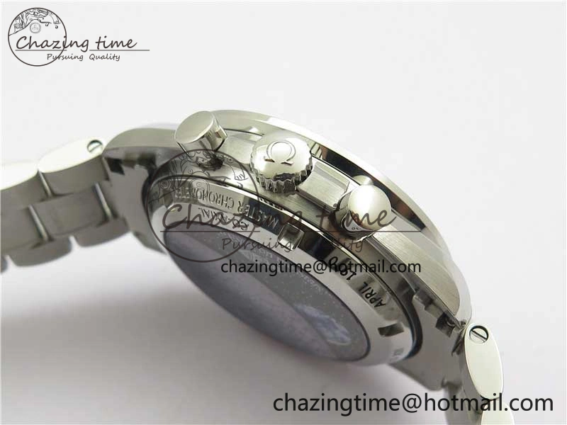 Speedmaster SS Snoopy Apollo OMF Best Edition White Dial on SS Bracelet Venus75