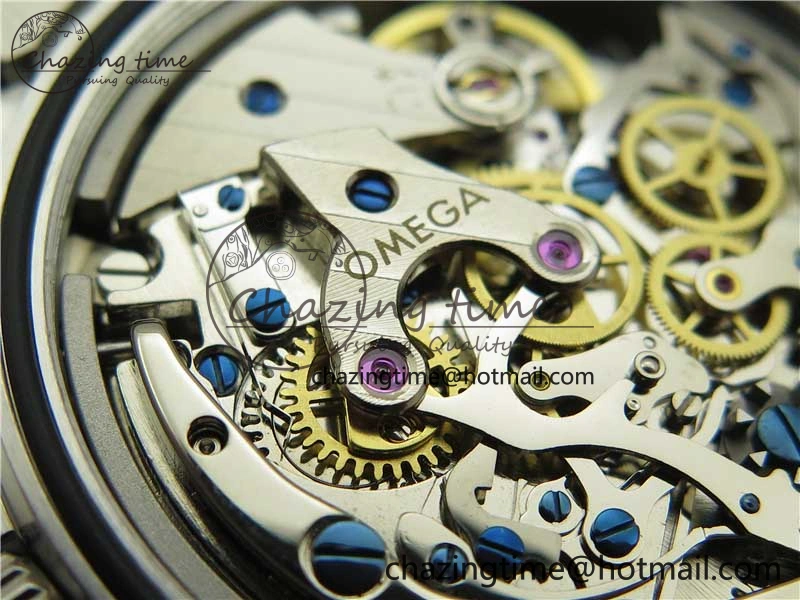 Speedmaster SS Snoopy Apollo OMF Best Edition White Dial on SS Bracelet Venus75
