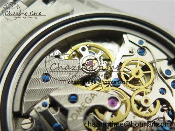 Speedmaster SS Snoopy Apollo OMF Best Edition White Dial on SS Bracelet Venus75