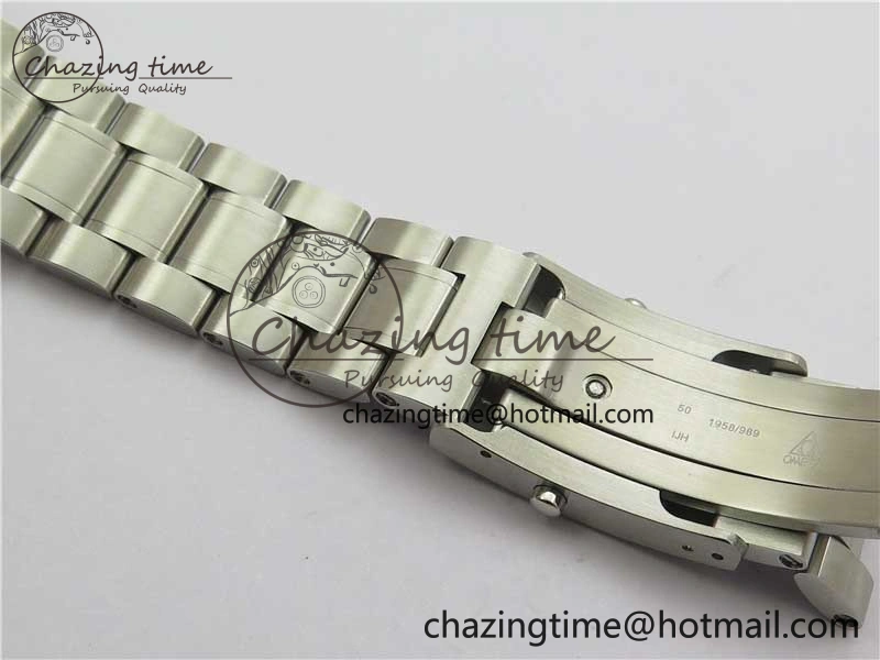 Speedmaster SS Snoopy Apollo OMF Best Edition White Dial on SS Bracelet Venus75