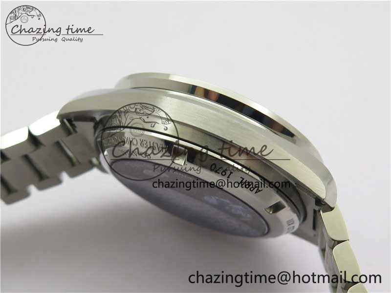 Speedmaster SS Snoopy Apollo OMF Best Edition White Dial on SS Flat link Bracelet Venus75