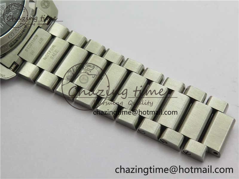 Speedmaster SS Snoopy Apollo OMF Best Edition White Dial on SS Flat link Bracelet Venus75