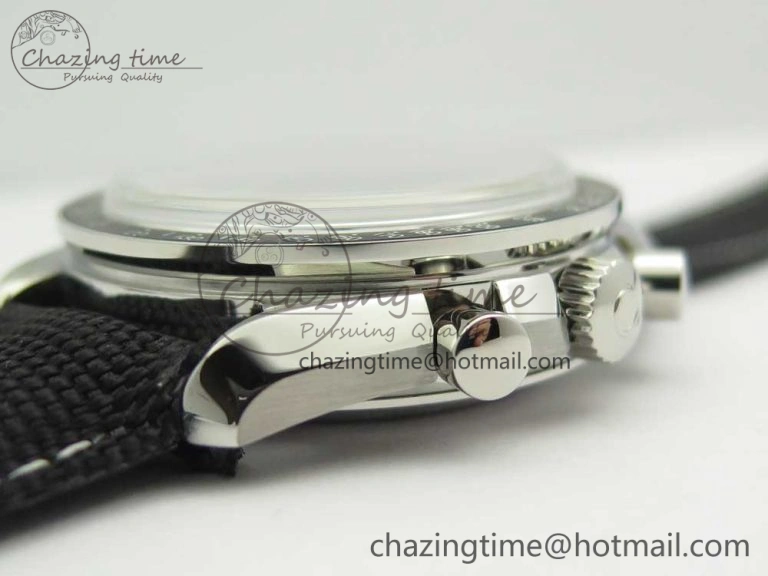 Speedmaster SS Snoopy OMF Best Edition White Dial on Nylon Strap Manual Winding Chrono Movement