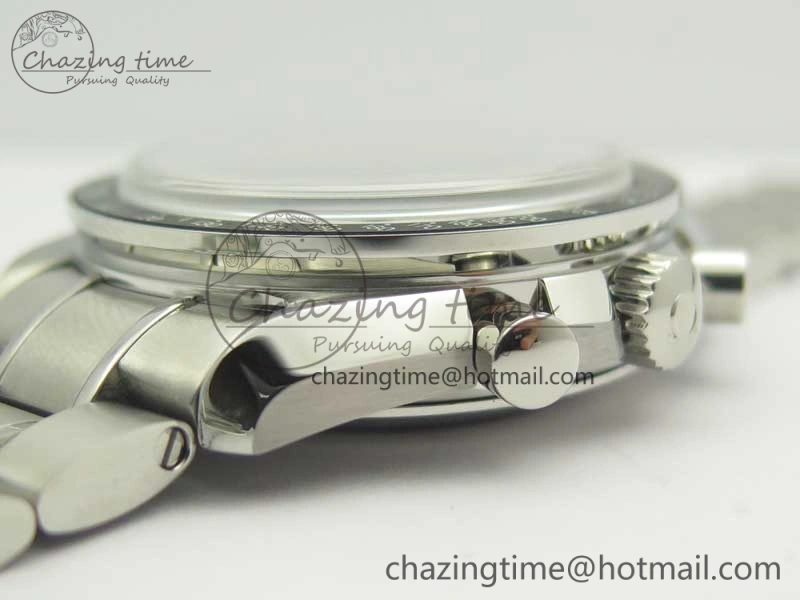 Speedmaster SS Snoopy OMF Best Edition White Dial on SS Bracelet Manual Winding Chrono Movement