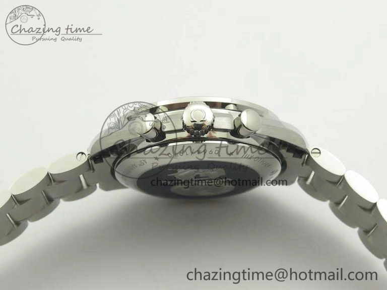 Speedmaster SS Snoopy OMF Best Edition White Dial on SS Bracelet Manual Winding Chrono Movement