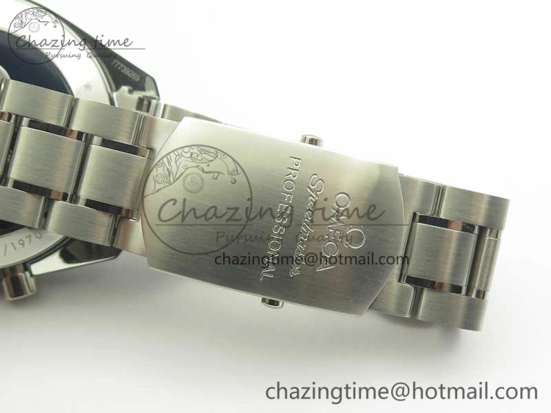 Speedmaster SS Snoopy OMF Best Edition White Dial on SS Bracelet Manual Winding Chrono Movement