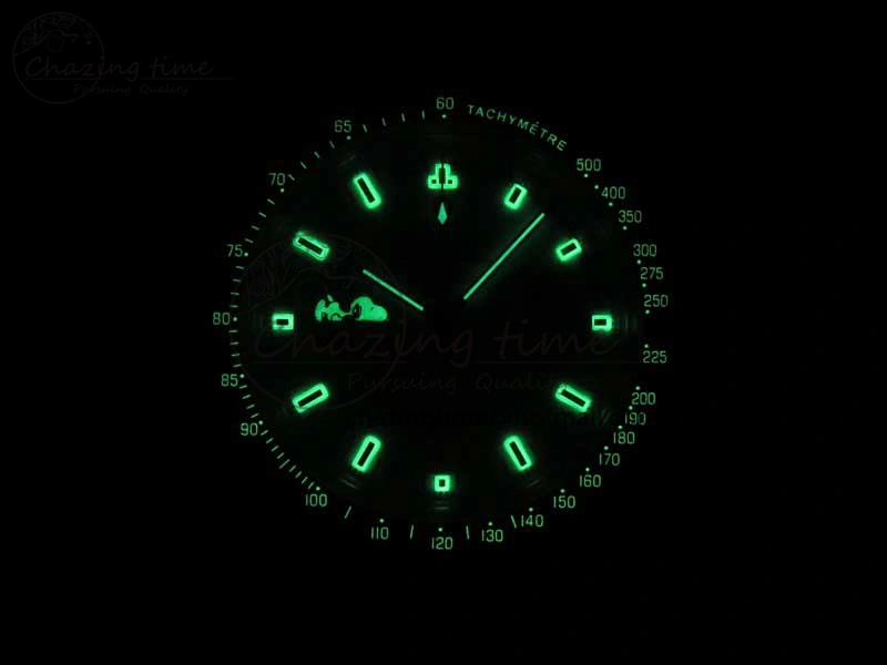 Speedmaster SS Snoopy OMF Best Edition White Dial on SS Bracelet Manual Winding Chrono Movement