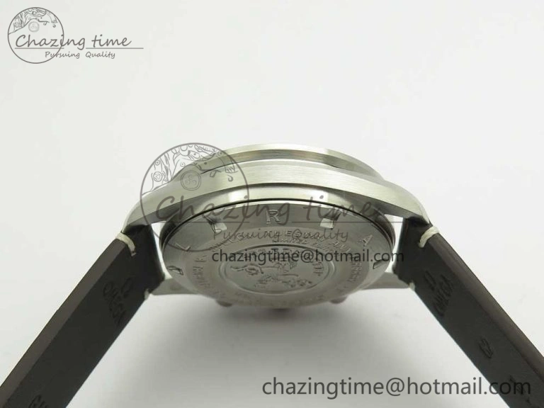 Speedmaster SS “Speedy Tuesday” OMF Best Edition Black Dial on Brown Leather Strap Manual Winding Chrono Movement