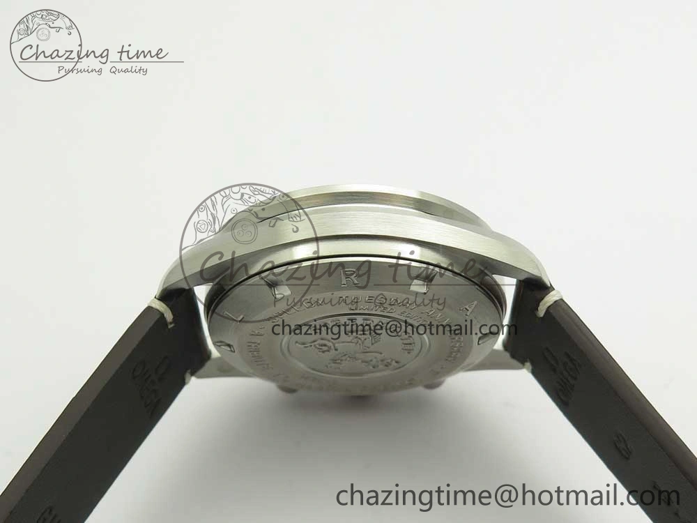 Speedmaster SS “Speedy Tuesday” OMF Best Edition Black Dial on Brown Leather Strap Manual Winding Chrono Movement