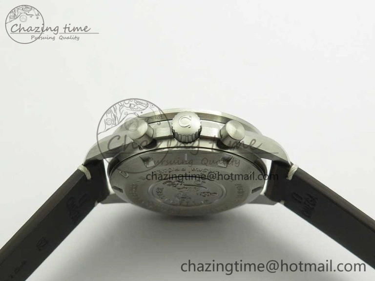 Speedmaster SS “Speedy Tuesday” OMF Best Edition Black Dial on Brown Leather Strap Manual Winding Chrono Movement