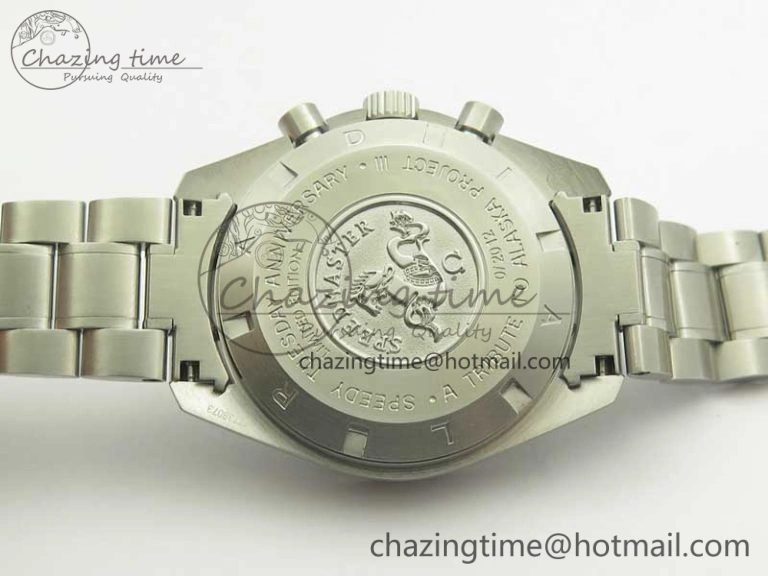 Speedmaster SS “Speedy Tuesday” OMF Best Edition Black Dial on SS Bracelet Manual Winding Chrono Movement
