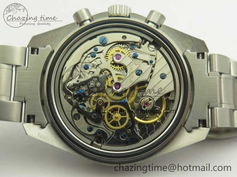Speedmaster SS “Speedy Tuesday” OMF Best Edition Black Dial on SS Bracelet Manual Winding Chrono Movement