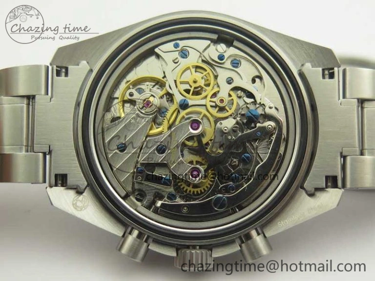 Speedmaster SS “Speedy Tuesday” OMF Best Edition Black Dial on SS Bracelet Manual Winding Chrono Movement