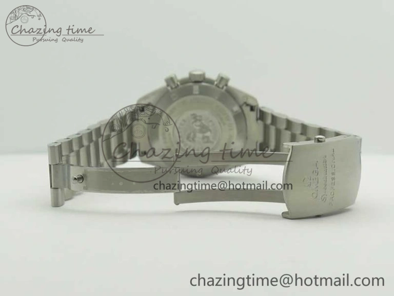 Speedmaster SS “Speedy Tuesday” OMF Best Edition Black Dial on SS Bracelet Manual Winding Chrono Movement