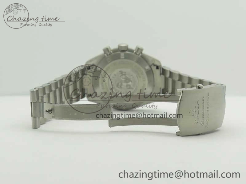 Speedmaster SS “Speedy Tuesday” OMF Best Edition Black Dial on SS Bracelet Manual Winding Chrono Movement