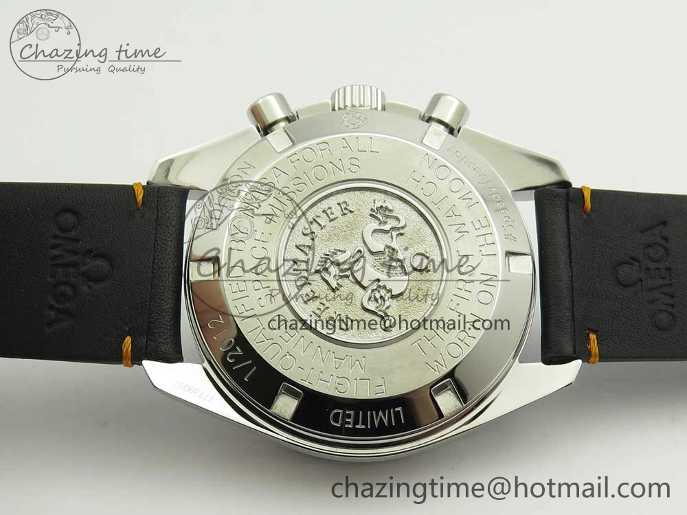 Speedmaster Speedy Tuesday 2 ‘Ultraman’ OMF Best Edition on Leather Strap Manual Winding Chrono Movement