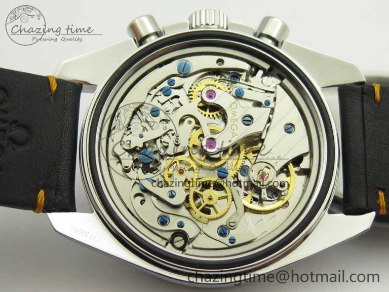 Speedmaster Speedy Tuesday 2 ‘Ultraman’ OMF Best Edition on Leather Strap Manual Winding Chrono Movement