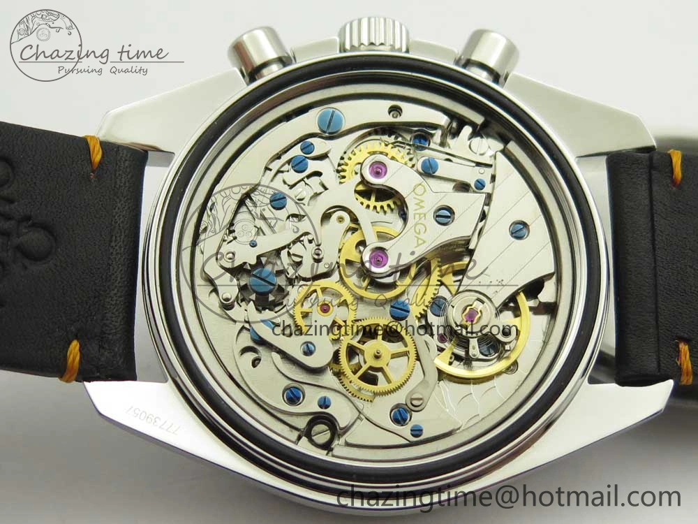 Speedmaster Speedy Tuesday 2 ‘Ultraman’ OMF Best Edition on Leather Strap Manual Winding Chrono Movement