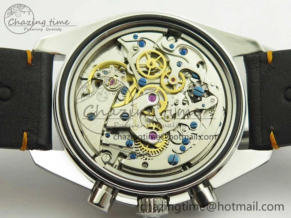 Speedmaster Speedy Tuesday 2 ‘Ultraman’ OMF Best Edition on Leather Strap Manual Winding Chrono Movement