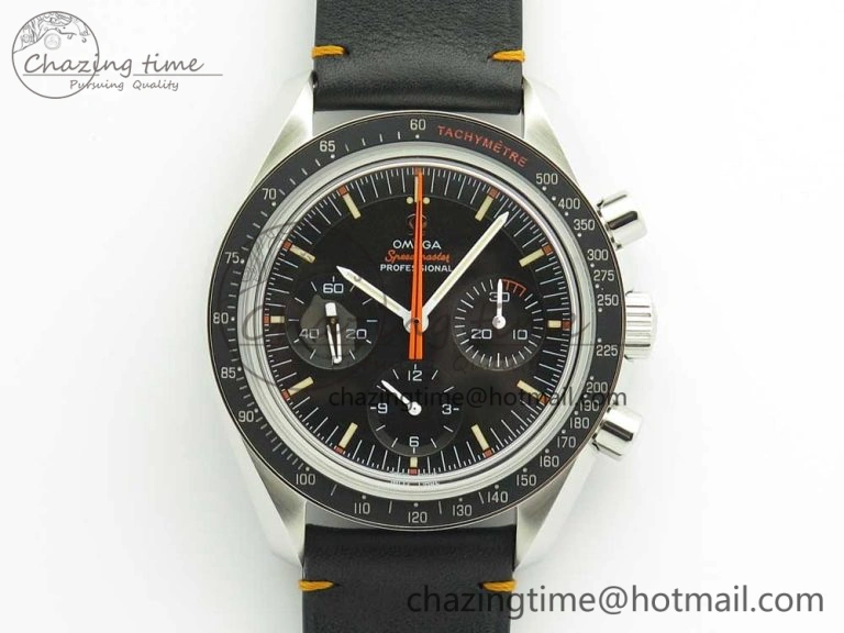 Speedmaster Speedy Tuesday 2 ‘Ultraman’ OMF Best Edition on Leather Strap Manual Winding Chrono Movement