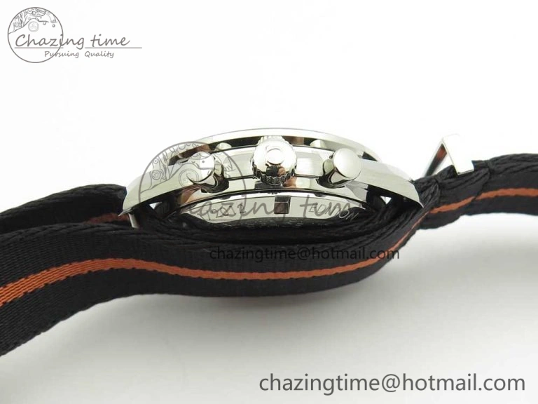 Speedmaster Speedy Tuesday 2 ‘Ultraman’ OMF Best Edition on Nato Strap Manual Winding Chrono Movement